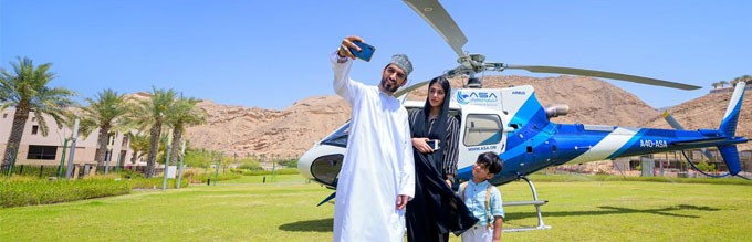 oman helicopter tour